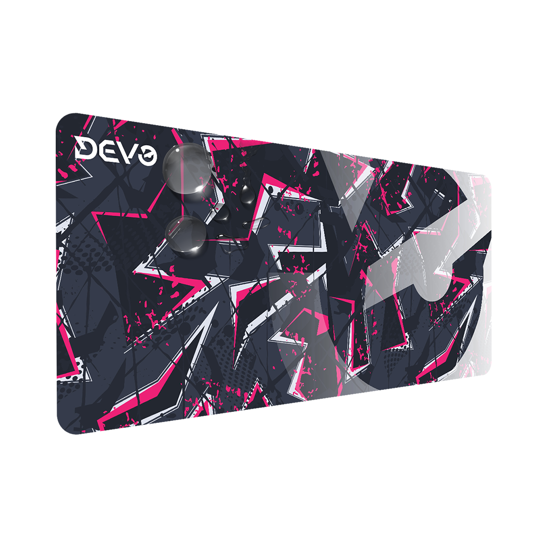 Devo Gaming Mouse Pad - Magenta Riot - 900 2